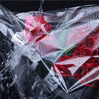주문 신선한 꽃다발 방진 백 투명 방풍 방수 포장 커버 60*70cm 배송 시간 30-45일 online manufacture