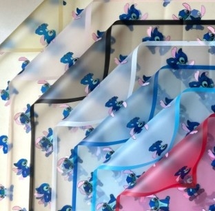 주문 마법의 가장자리 안개 얼굴 한국어 수 종이 만화 스티치 꽃 포장 종이 online manufacture