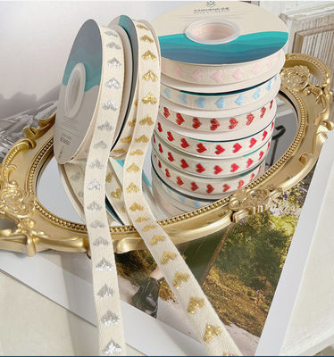 주문 고강성 사랑 수직 리본 장미 꽃 포장 리본 한국 꽃 리본 수작업 DIY 재료 온라인 제조