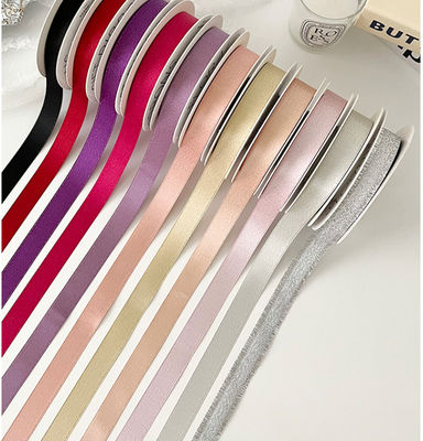 주문 수제 DIY 필수품 연분홍색 패브릭 테이프 부서진 별 리본과 꽃꽂이용 꽃다발 온라인 제조