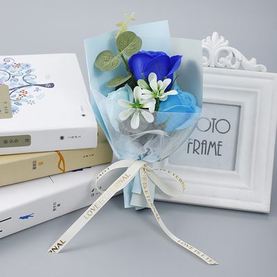 주문 미니 작은 꽃꽃차례 크리스마스와 발렌타인 데이 장미 비누 꽃 선물 상자 결혼 기념품과 일치 온라인 제조