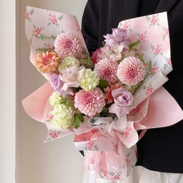 주문 Partysu 생화 꽃 포장지 (꽃 장식 및 생화 포장용) 57*57cm online manufacture