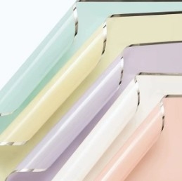 주문 실버 엣지 안개 필름 꽃무늬 꽃 포장지 (BOPP 꽃집 포장 및 부케 포장용) online manufacture