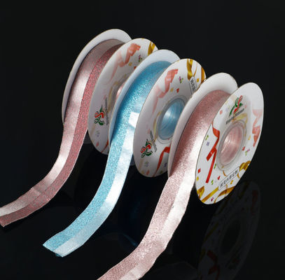 좋은 가격 생화 선물 포장을 위한 스팟 공급 웨딩 컬러 양파 리본 온라인으로