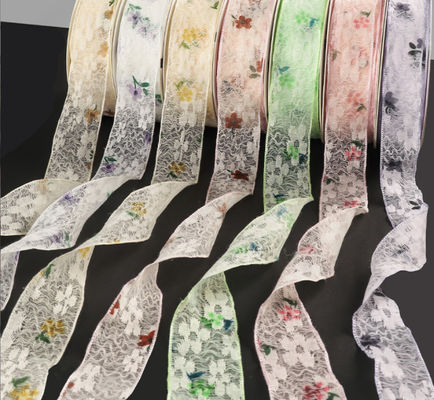 좋은 가격 푸른 2.5cm/10m 리본 蕾丝 꽃자재 Qixi 발렌타인 데이 뷰티 가즈 꽃束 온라인으로