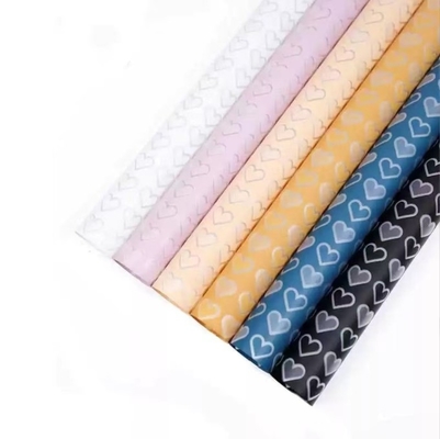 주문 두꺼운 방수 꽃 포장지 56*56cm 배송 시간 30-45일 DIY 발렌타인 데이 사랑 고백용 online manufacture
