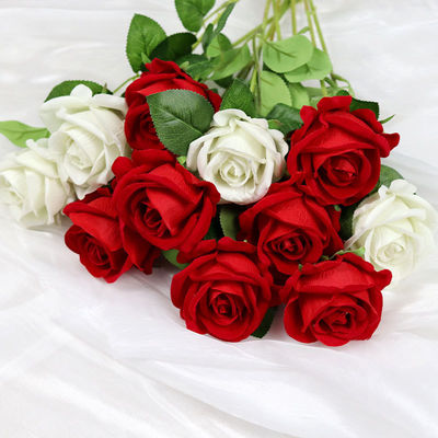 주문 Valentine's Day New Swan Velvet Fabric Flower Packaging Paper 온라인 제조