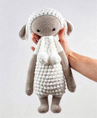 주문 35cm Handmade 크로셰 동물 장난감, 인쇄/수를 가진 면 털실 아이 선물, 낮은 MOQ 온라인 제조
