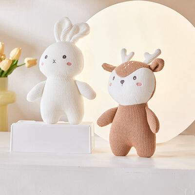 주문 18cm 크로체트 동물 플러시 인형, 어린이 및 선물용 PP 면으로 채워진 장난감 온라인 제조