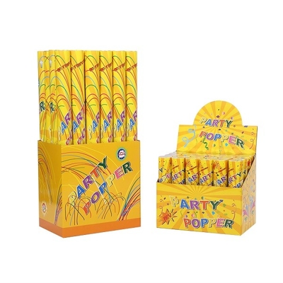주문 축제 축하를 위한 금 박막 종이 꽃 알갱이들 파티 컨페티 캐논 슈터 online manufacture