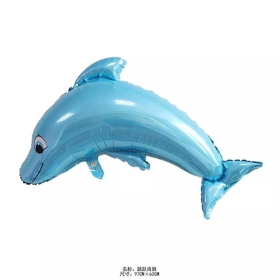 좋은 가격 생일 또는 페스티벌 동안 홀세널 뜨겁 매각 만화 돌고래 파티 포일 헬륨 풍선 온라인으로