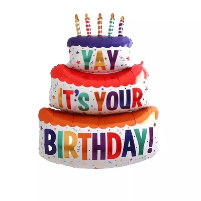 좋은 가격 케이크 주제 알루미늄 호일은 생일 파티 훈장을 위한 아이 장난감을 팽창시킵니다 온라인으로