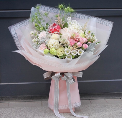 좋은 가격 종이 58cm*58cm을 감싸는 플라스틱 박막 화원 온라인으로