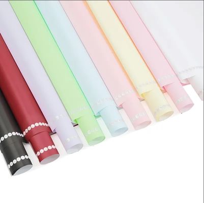 좋은 가격 진주 패턴 방수 한국 종이 우야 종이 신선한 꽃 포장 종이 DIY 꽃 재료 꽃받침지 포장 종이 온라인으로