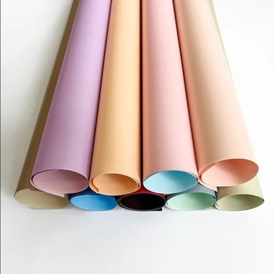 좋은 가격 우야 종이 럭셔리 한국식 꽃 포장지 바이오 컬러 듀플 사이드 럭셔리 꽃가수 물 막기 포장지 꽃 온라인으로