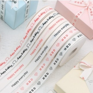 좋은 가격 다채색 맨체스터 영어 꽃 포장재 리본 고객 맞춤형 DIY 선물 및 케이크 묶음 온라인으로