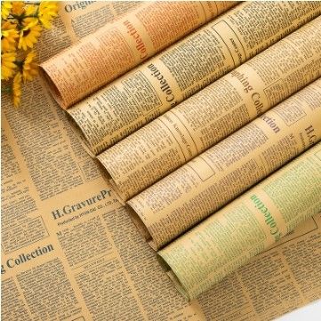 좋은 가격 50*70cm 꽃 포장용 종이 선물 포장용 온라인으로