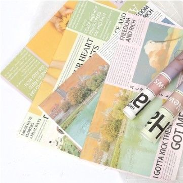 좋은 가격 영어 신문 꽃꽃차례 선물 포장용 2 가지 색상 포장용 종이 온라인으로