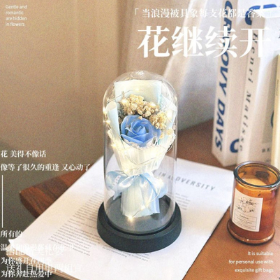 좋은 가격 발렌타인 데이 인공 장미 꽃받침 21x11cm 다중 색상 옵션 온라인으로