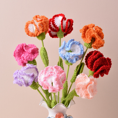 좋은 가격 10x20cm 수작업 넥타이 넥타이 고추 인공 꽃 모방 꽃 여러 가지 색상 완벽한 어머니 날 선물 온라인으로
