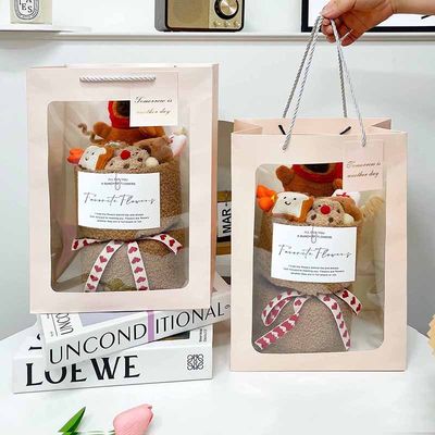 좋은 가격 18x33cm 플러시 카피바라 인형 꽃받침대 온라인으로