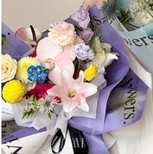 좋은 가격 인상주의 분위기 꽃 포장지 온라인으로