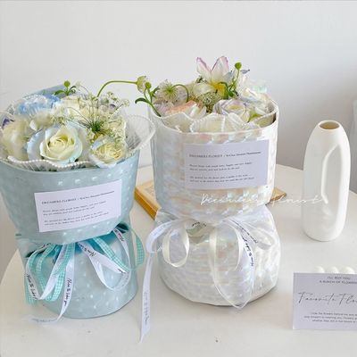 좋은 가격 아이스 큐브 고양이 눈 마스크, 다채로운 꽃 예술 포장, 꽃 종이, 방수 수제 DIY 꽃 가게 재료 도매 온라인으로