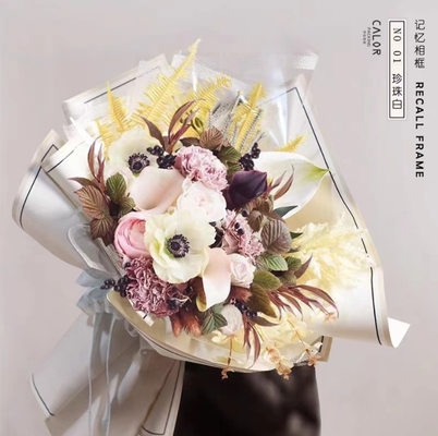 좋은 가격 새 꽃 포장용 종이 재료, 메모리 사진 프레임, 꽃 포장용 종이, 단색 경계, 유라시아 종이, 한국 스타일의 꽃다발 포장 온라인으로