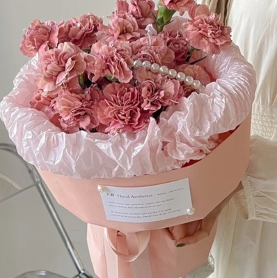 좋은 가격 롤 펑후아 시리즈 꽃 포장지, 방수 두꺼운 크래프트 종이, 롤 꽃 포장지, 한국 단색 종이 온라인으로