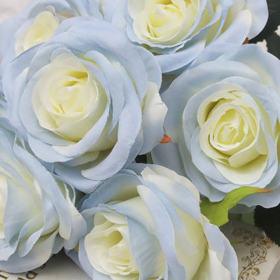 좋은 가격 얼음 파란 장미 모방 꽃 장미, 거실 장식, 꽃다발 배열, 장미 모방 장미, 고급 꽃 모방 온라인으로