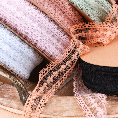 좋은 가격 Hollow lace lace crown ribbon DIY Lolita clothing sleeve edge accessories bow hair accessories gift packaging 온라인으로