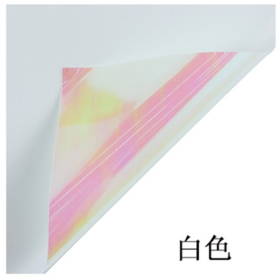 좋은 가격 세련된 플라스틱 7색 변색 꽃 포장지, 꽃집 장미 꽃다발 포장에 완벽 온라인으로