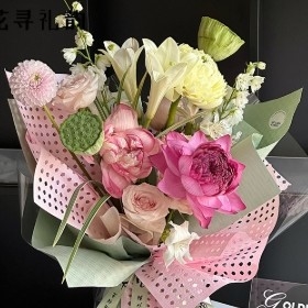 좋은 가격 텅 빈 서쪽 창문 Bambu Fenghua 종이 꽃 배열 꽃 포장 종이 온라인으로