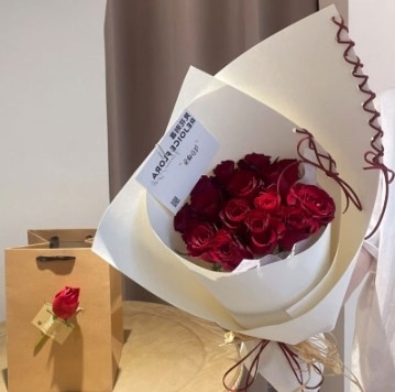 57*57cm 크래프트 종이 인터넷 연예인 발레 스타일 DIY 꽃 꽃 포장 종이