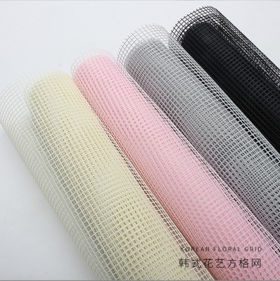 50*50cm 종이 한국식 꽃미술 사각형 네트 DIY 수공예 꽃꽃차례 부리