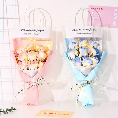 좋은 가격 졸업 시즌, 영원한 꽃, 장미, 아스터, 마른 꽃, 완성 된 비누, 꽃, 생일, 발렌타인 데이, 520, 작은 선물  가게 설치 온라인으로