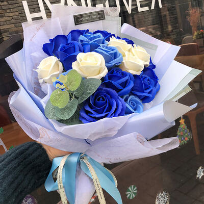 좋은 가격 아름다운 실용적인 선물 재활용 가능한 결혼식 꽃장 꽃가루 가정 장식 인위적 비누 장미 꽃장 선물 발렌타인 데이 온라인으로