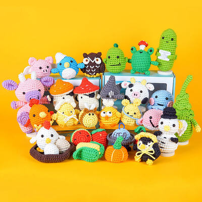 좋은 가격 크로체트 키트 아이용 DIY 부활절 선물 아이용 키트 디 크로체트 초보자용 크로체트 키트 온라인으로